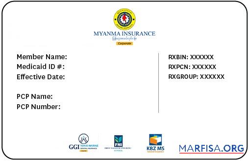 Downloadable Myanmar health insurance card real example